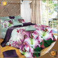Pretty Pink Tulips Floral egyptian cotton 3d fitted bedding sets